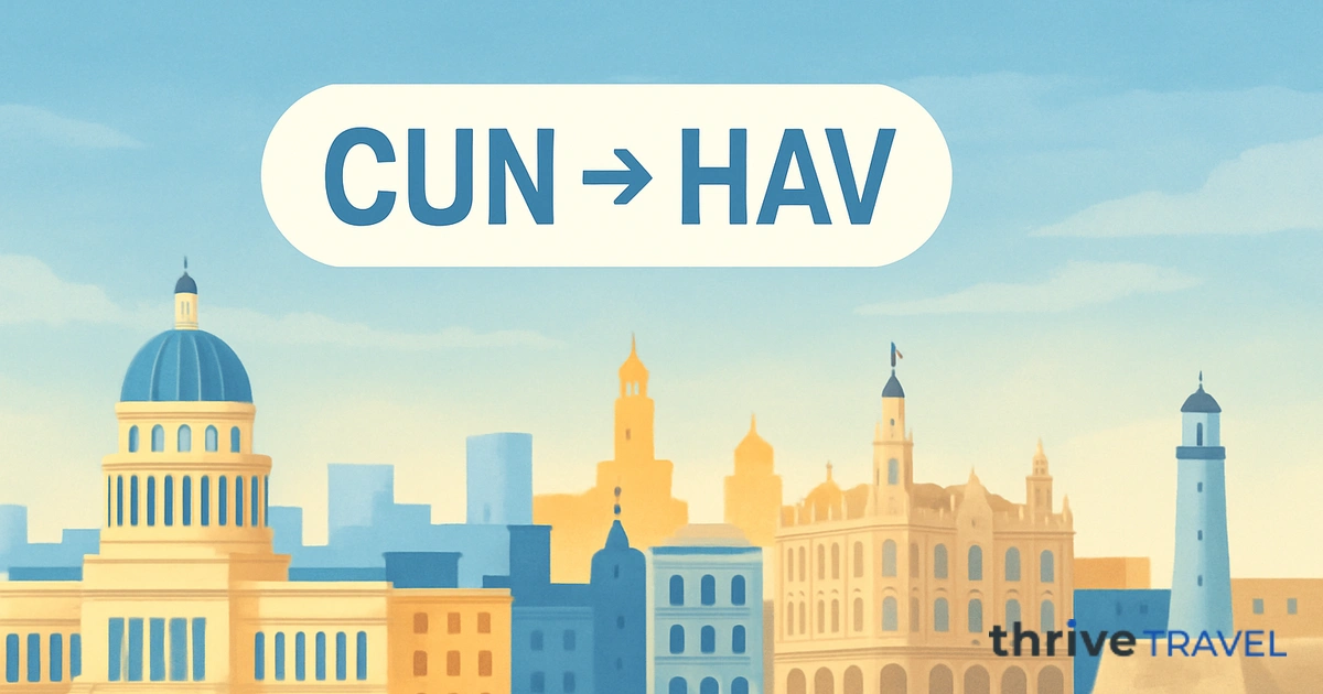 Cancun to Havana