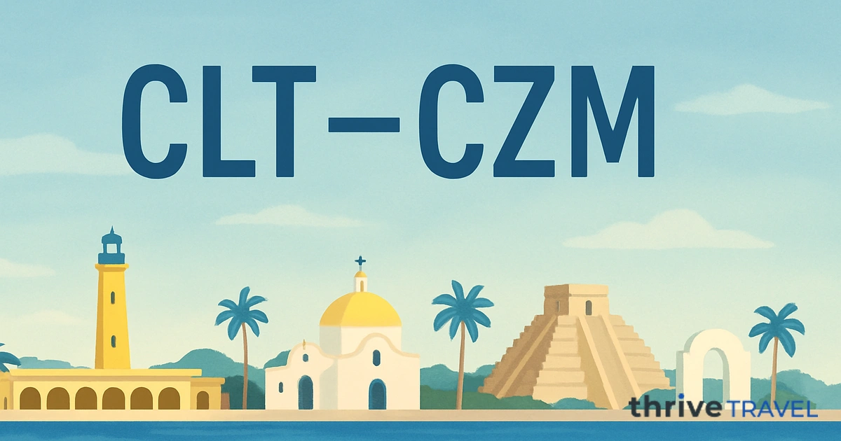 Charlotte to Cozumel