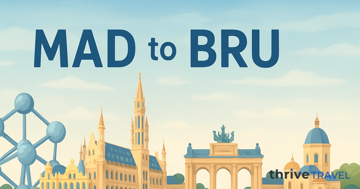 Madrid to Brussels