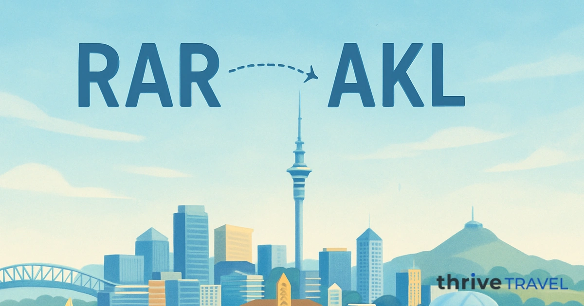 Rarotonga to Auckland