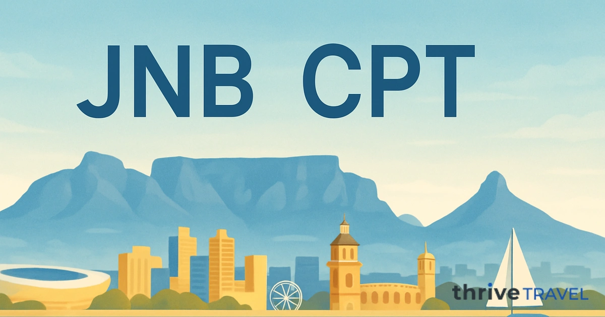 Johannesburg to Cape Town