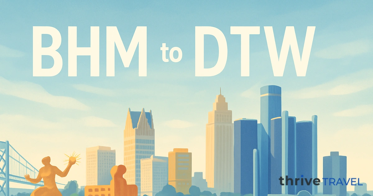 Birmingham to Detroit