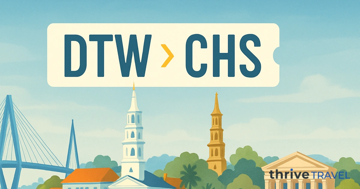 Detroit to Charleston