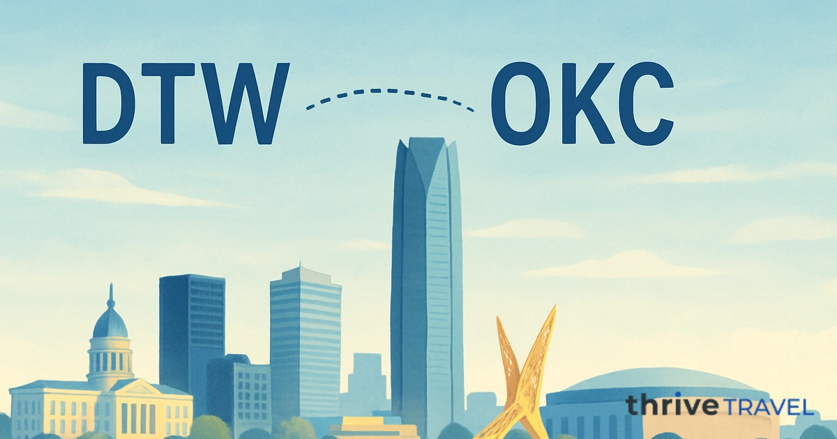 Detroit to Oklahoma City