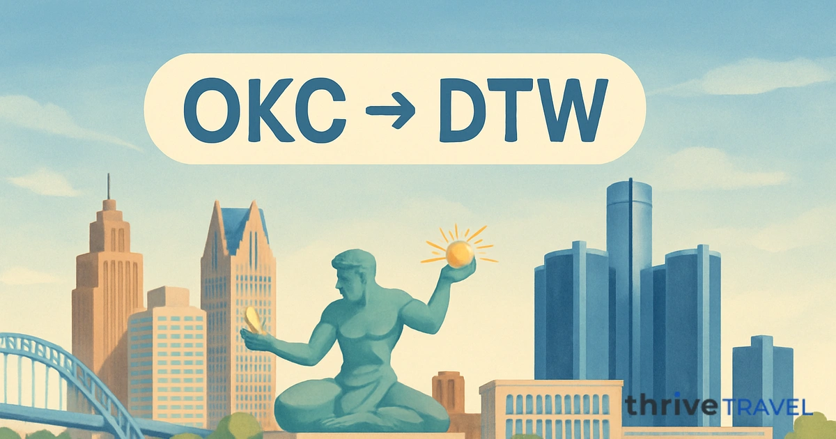 Oklahoma City to Detroit