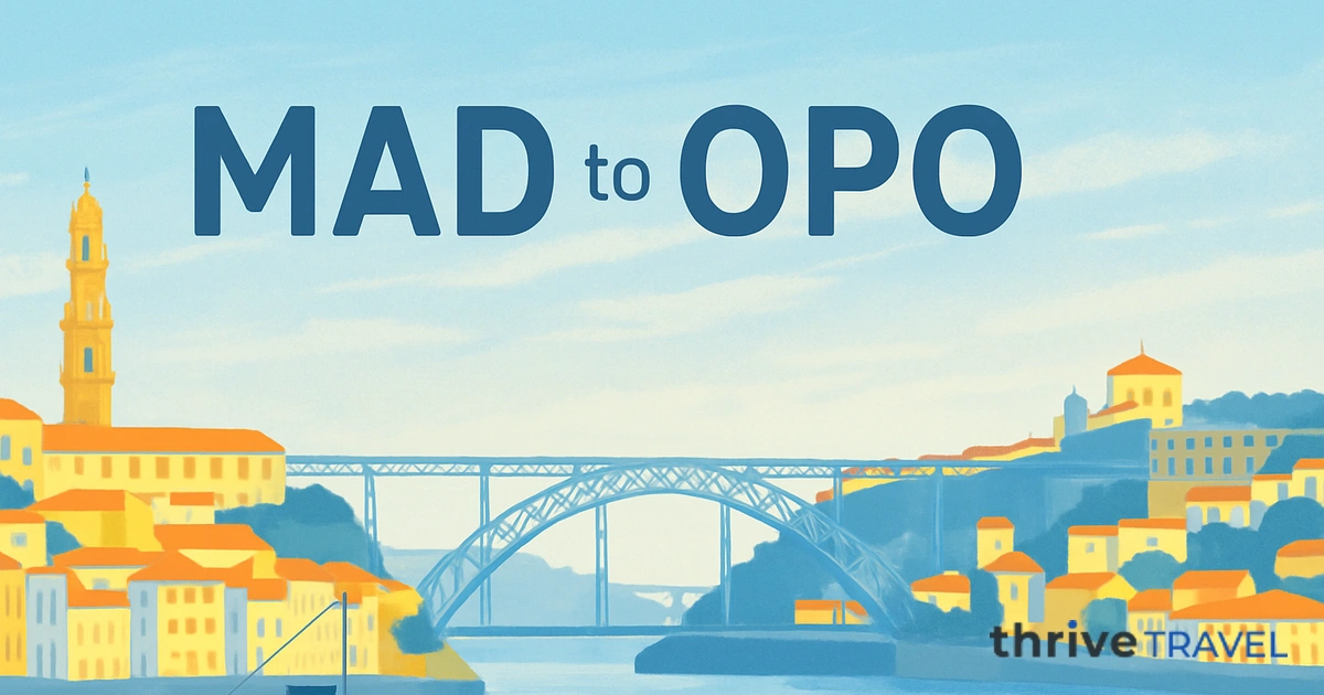 Madrid to Porto