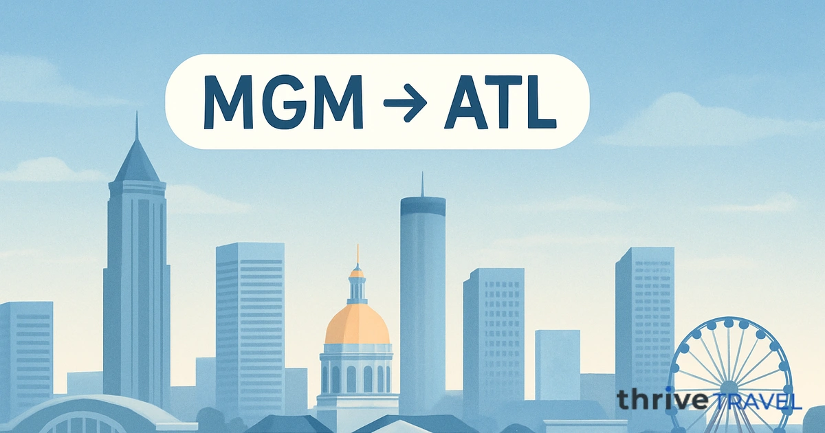 Montgomery to Atlanta