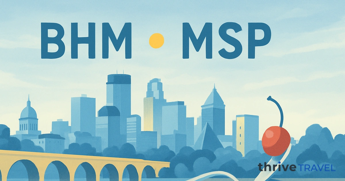 Birmingham to Minneapolis