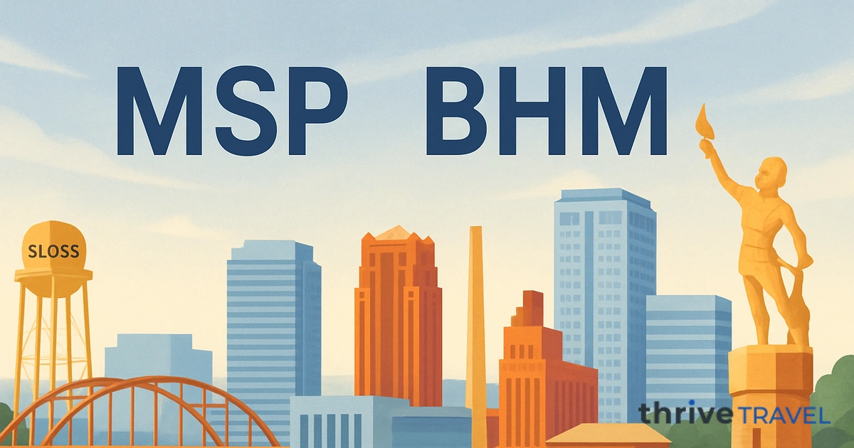 Minneapolis to Birmingham