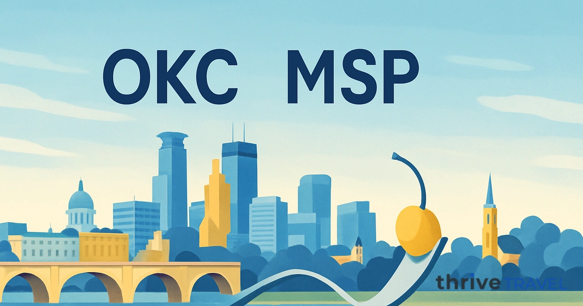 Oklahoma City to Minneapolis