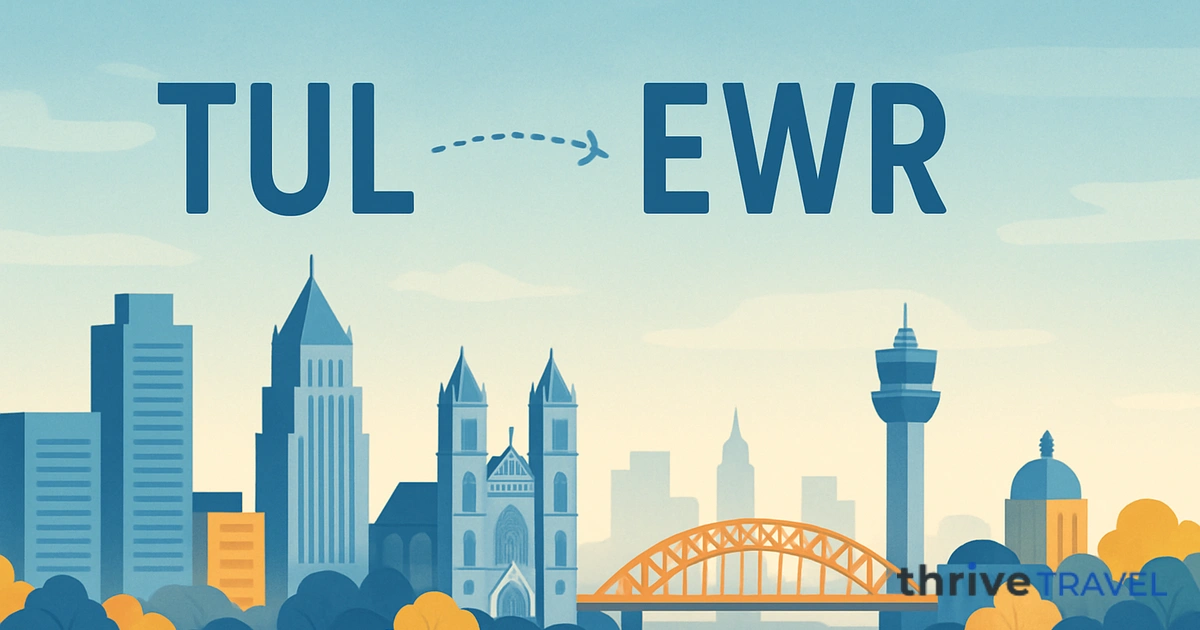 Tulsa to Newark