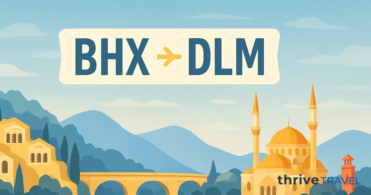 Birmingham to Dalaman
