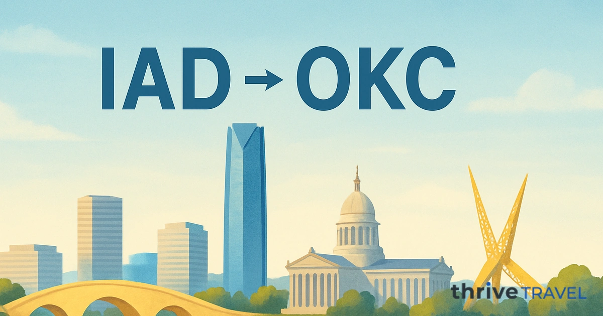 Washington to Oklahoma City