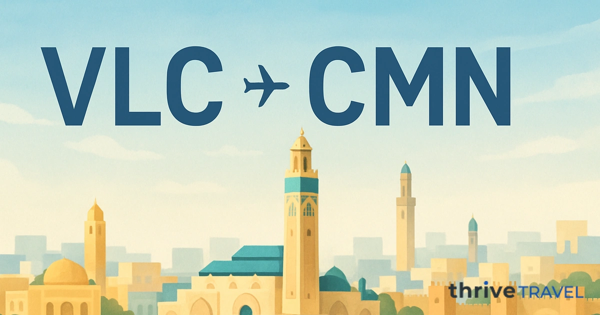 Valencia to Casablanca