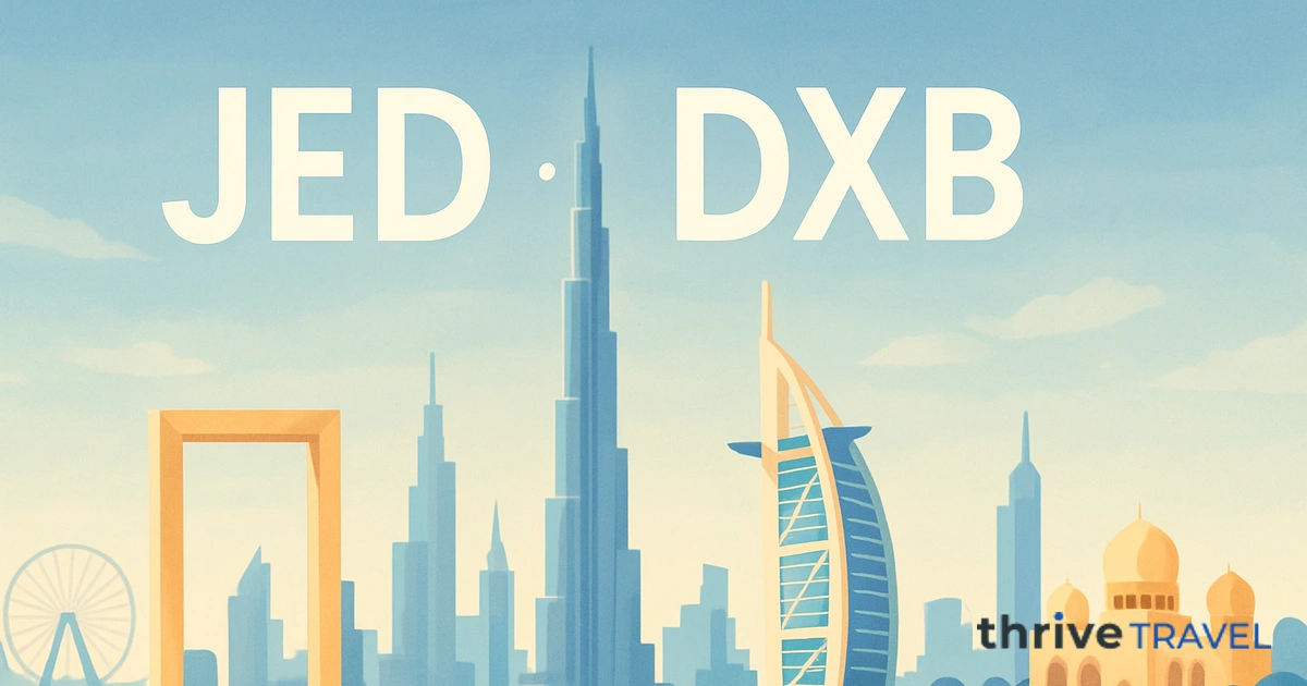 Jeddah to Dubai