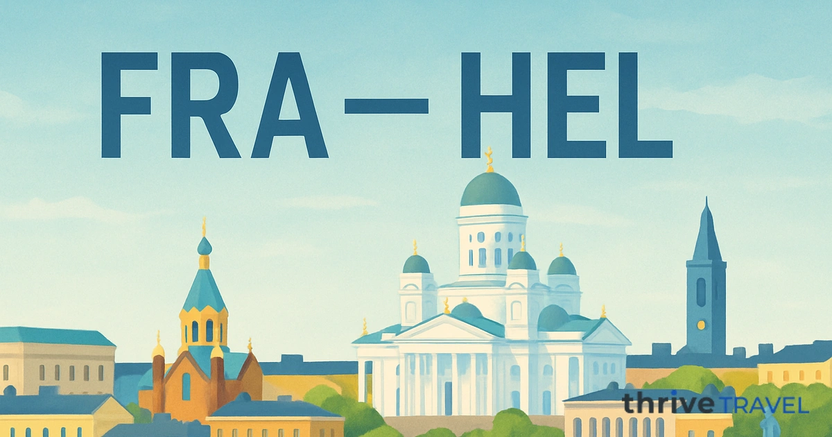 Frankfurt to Helsinki