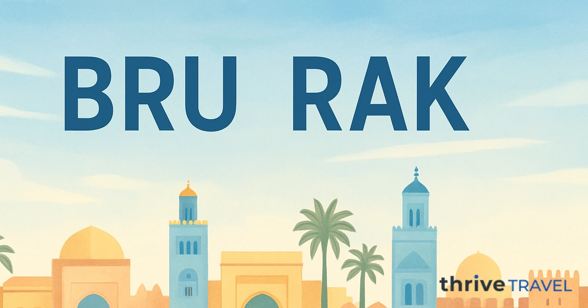 Brussels to Marrakech