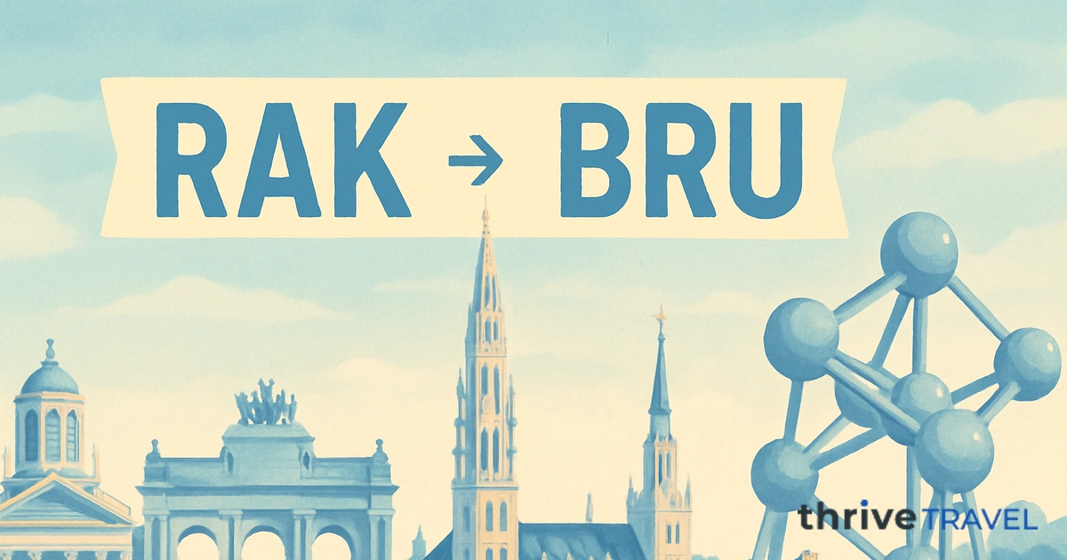 Marrakech to Brussels