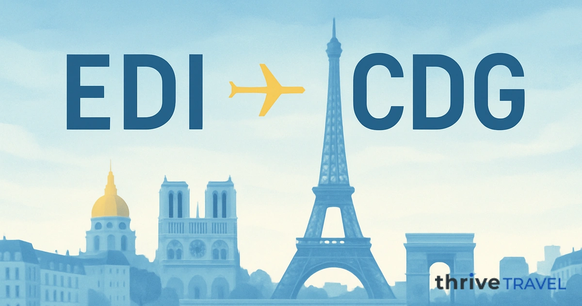 Edinburgh to Paris