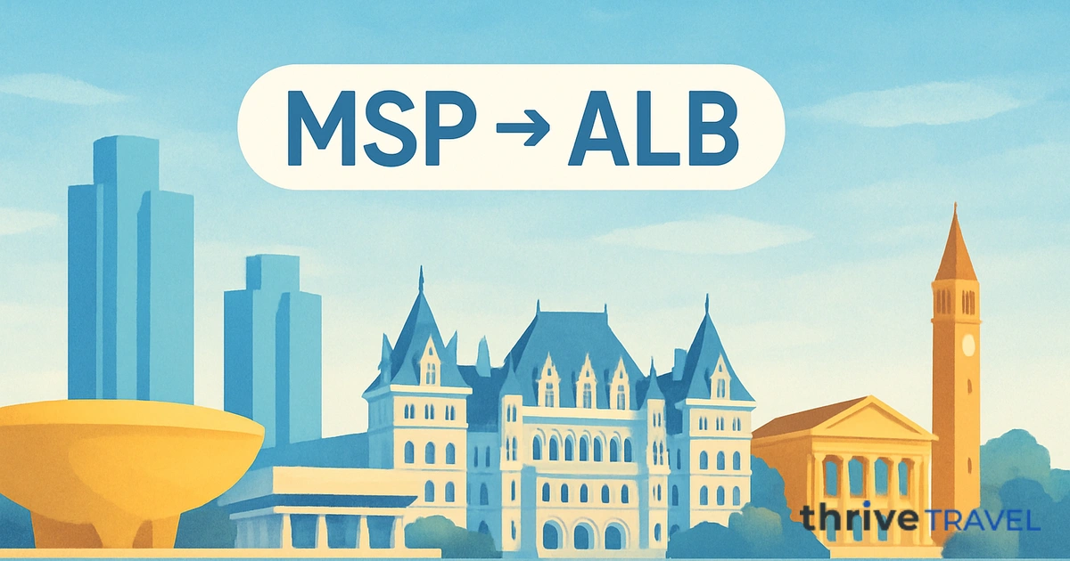 Minneapolis to Albany