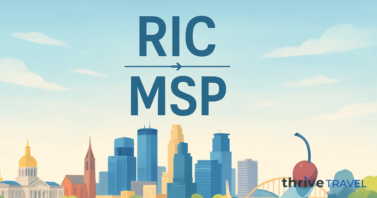 Richmond to Minneapolis