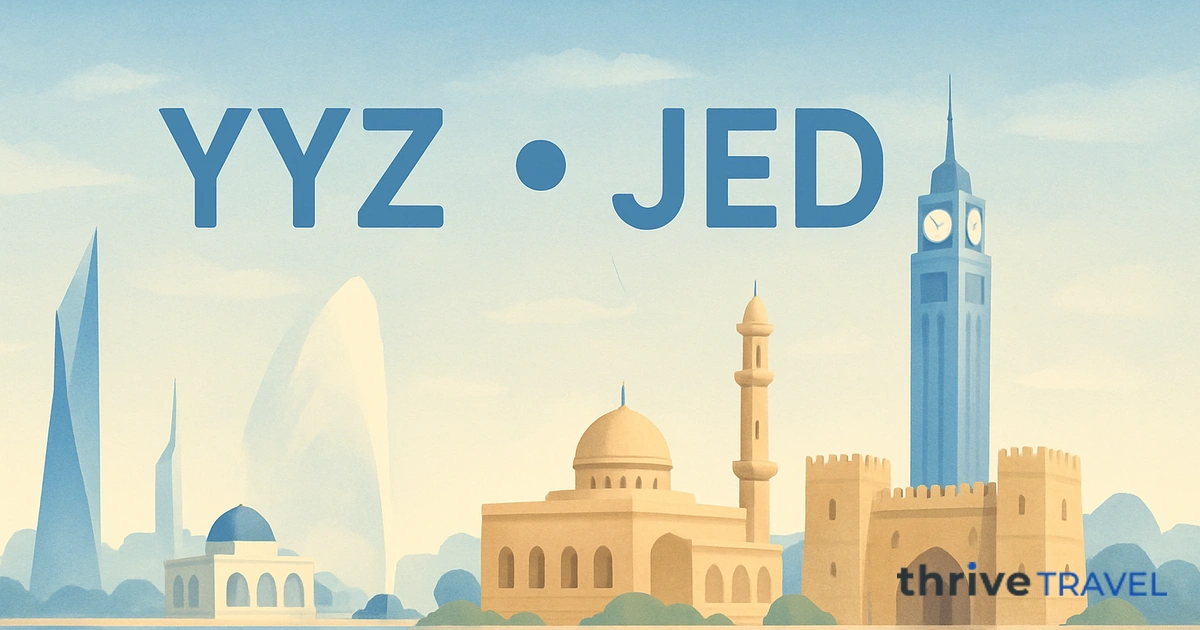 Toronto to Jeddah