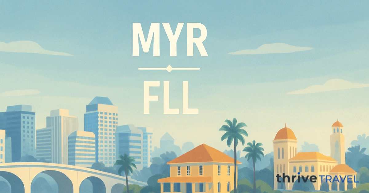 Myrtle Beach to Fort Lauderdale