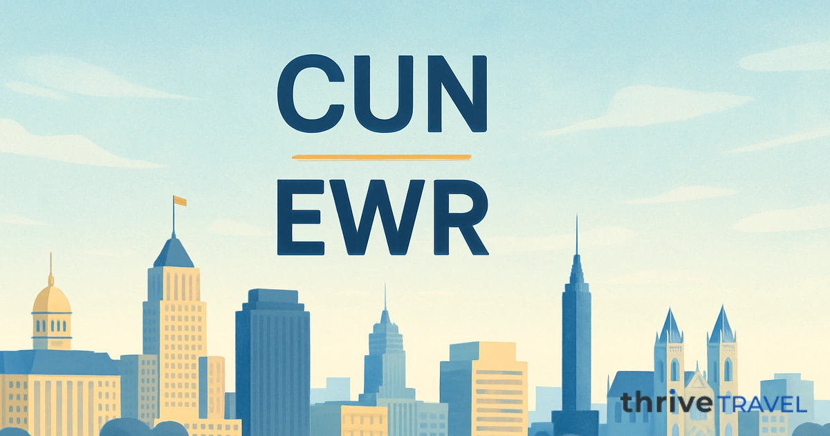 Cancun to Newark