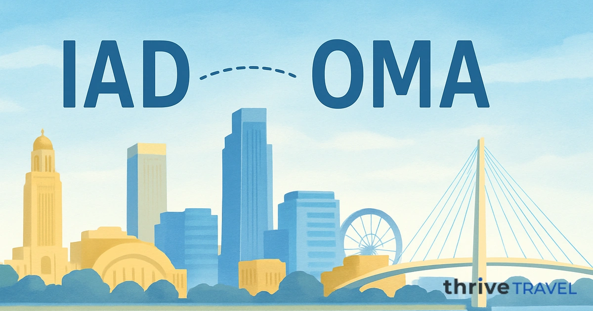Washington to Omaha
