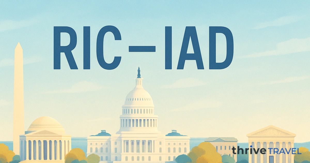 Richmond to Washington