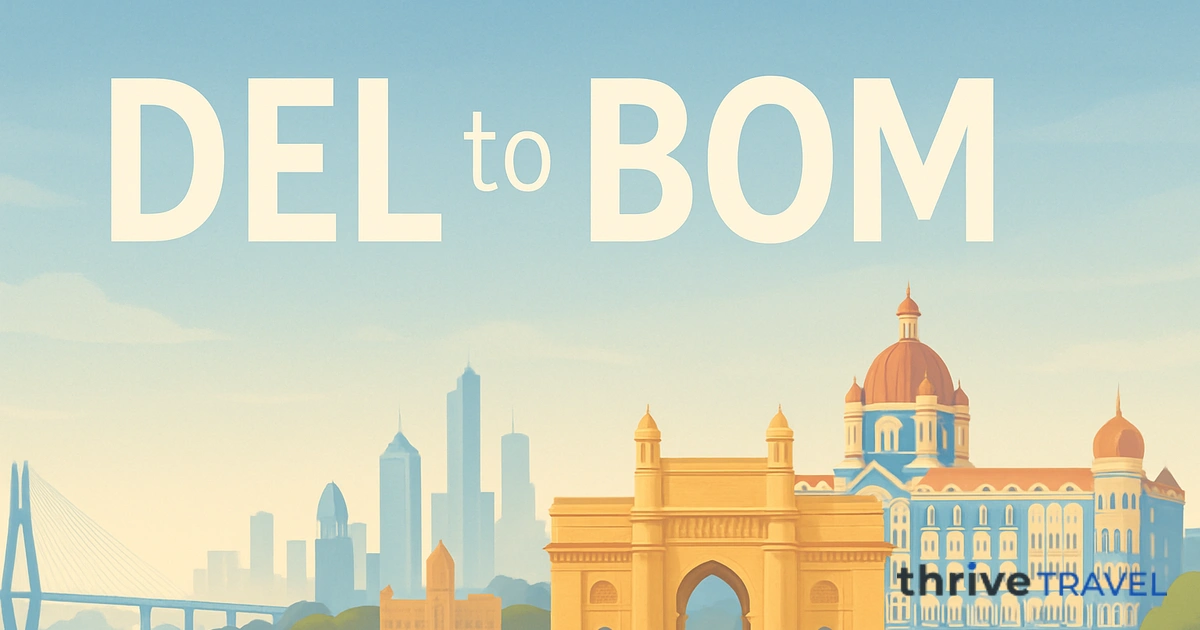 Delhi to Mumbai