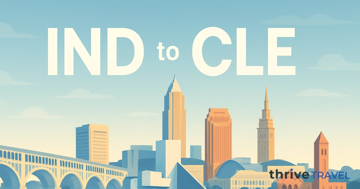 Indianapolis to Cleveland