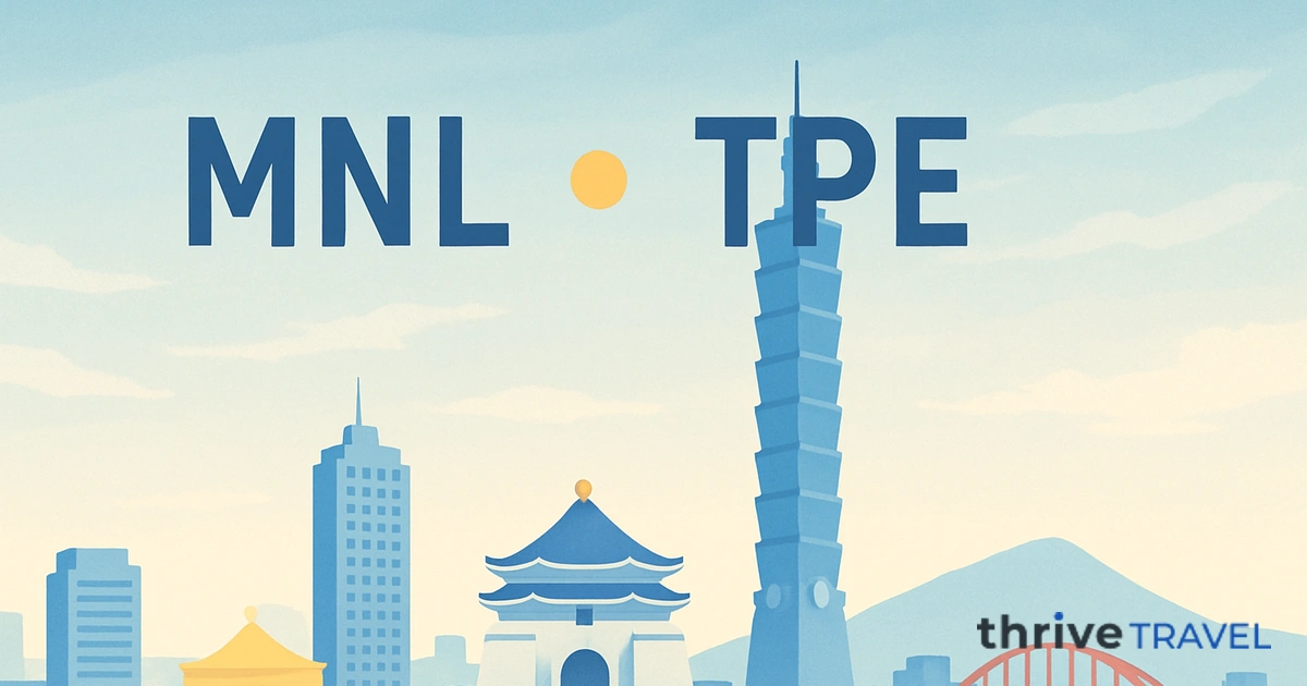 Manila to Taipei