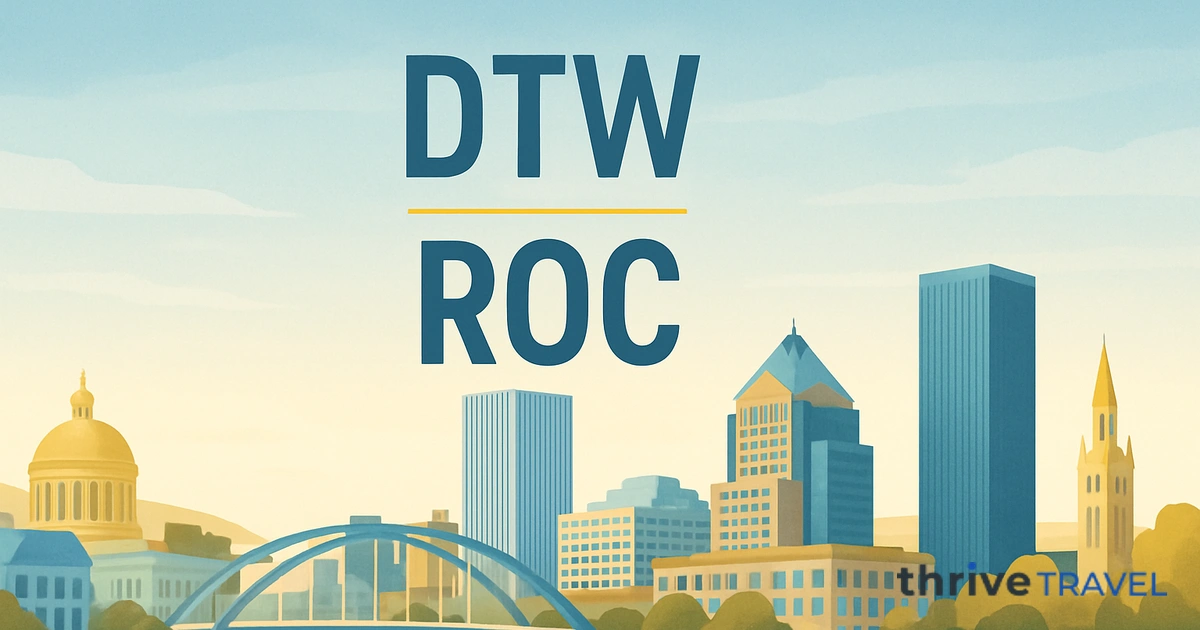 Detroit to Rochester