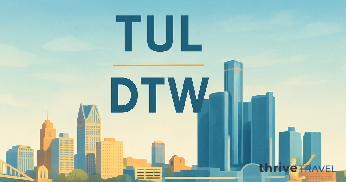Tulsa to Detroit