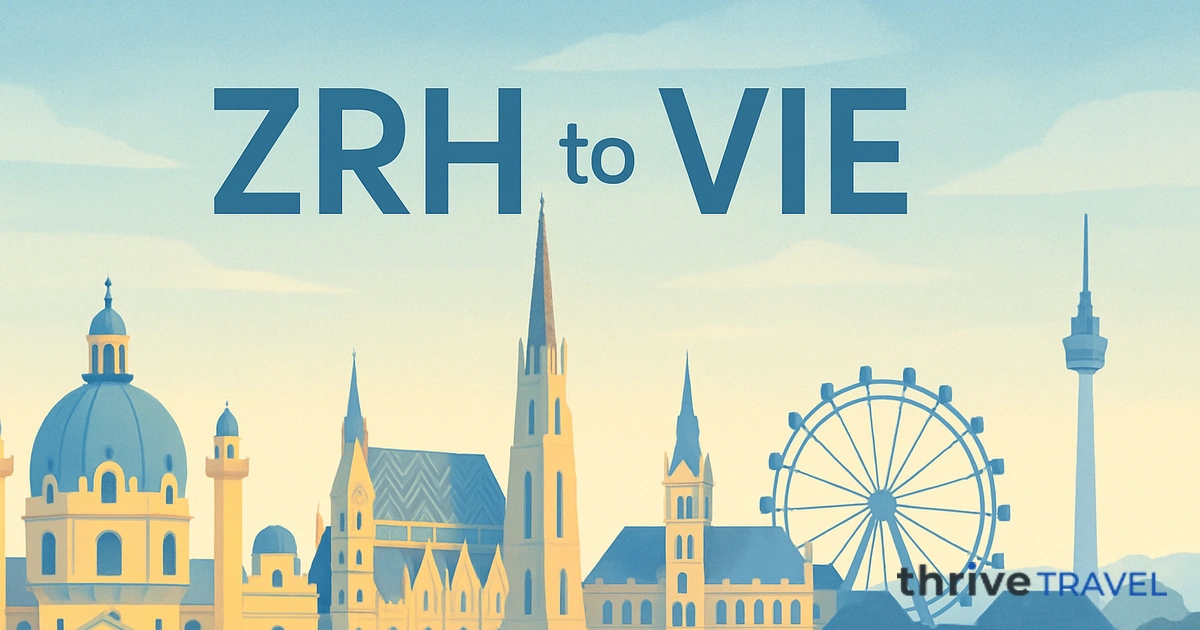 Zurich to Vienna