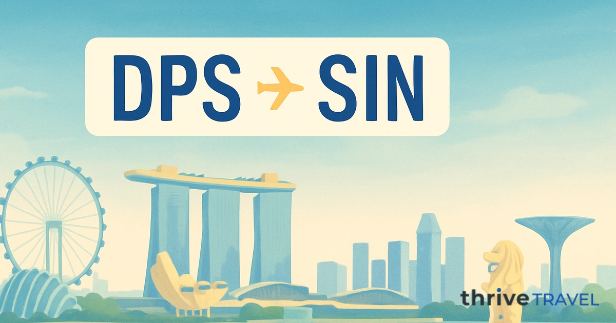 Bali to Singapore
