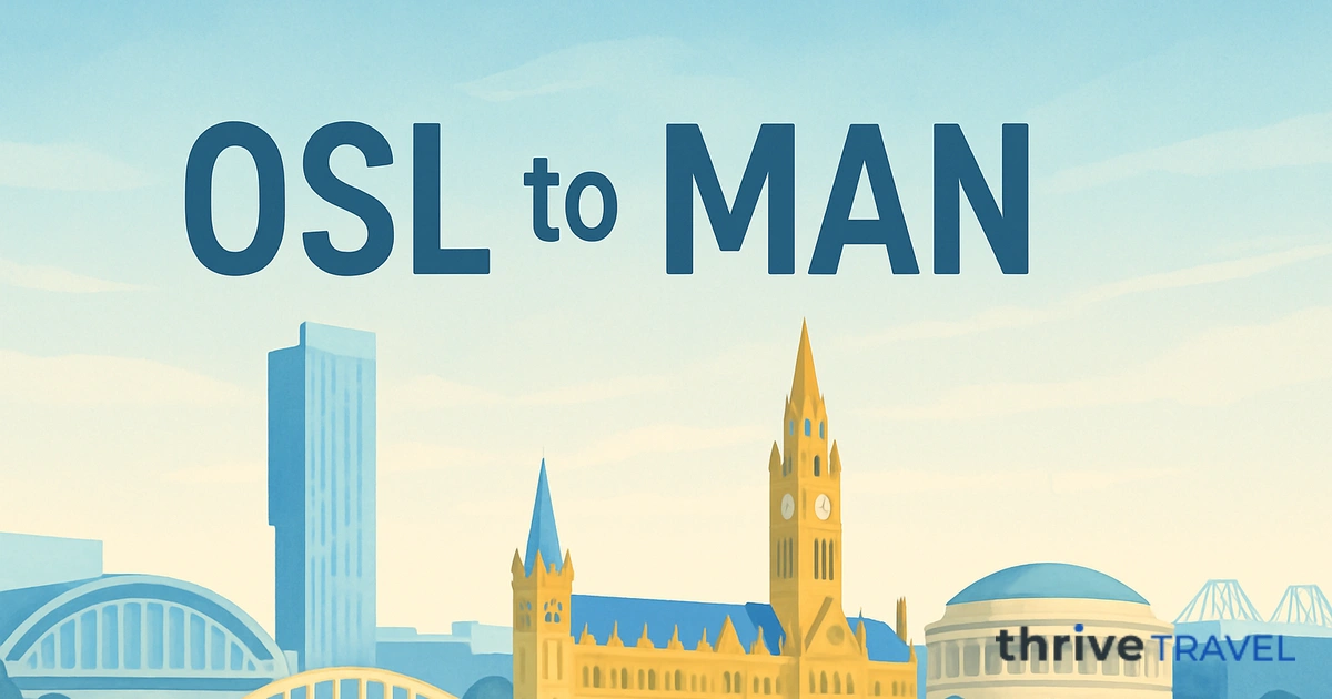 Oslo to Manchester
