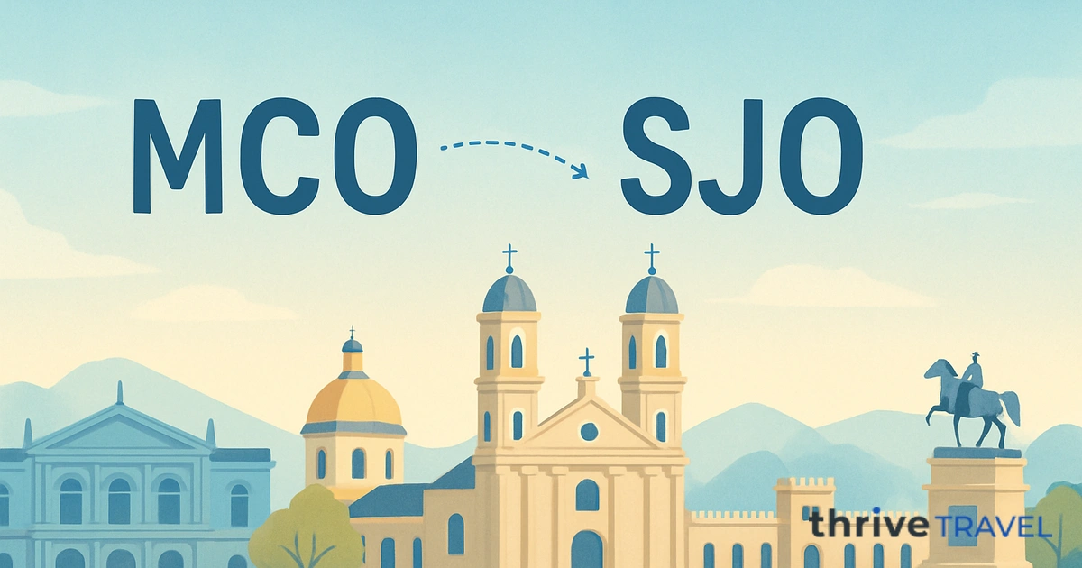 Orlando to San José