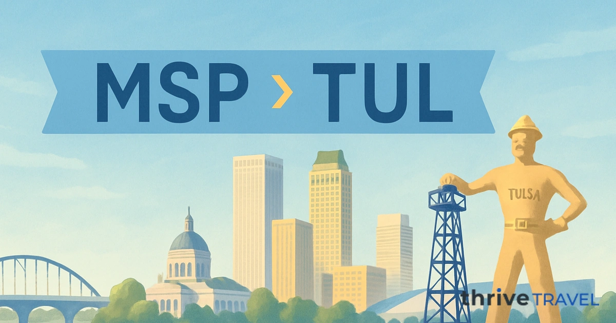 Minneapolis to Tulsa