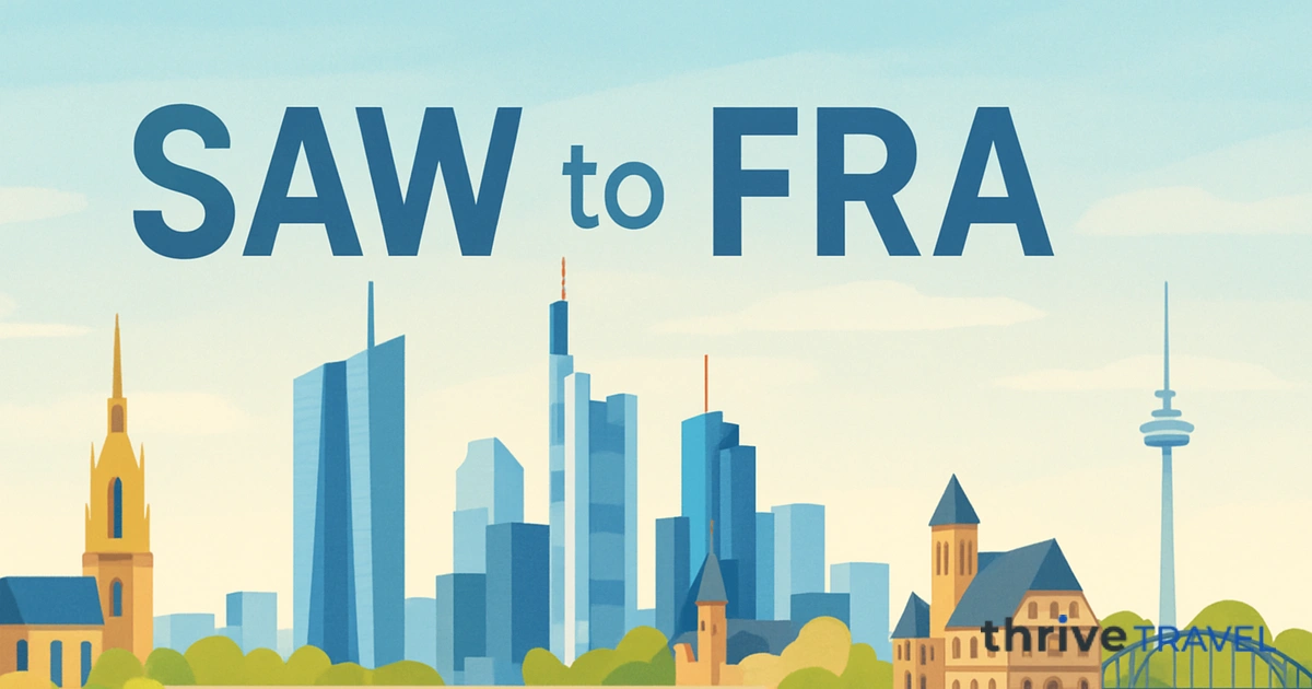 Istanbul to Frankfurt