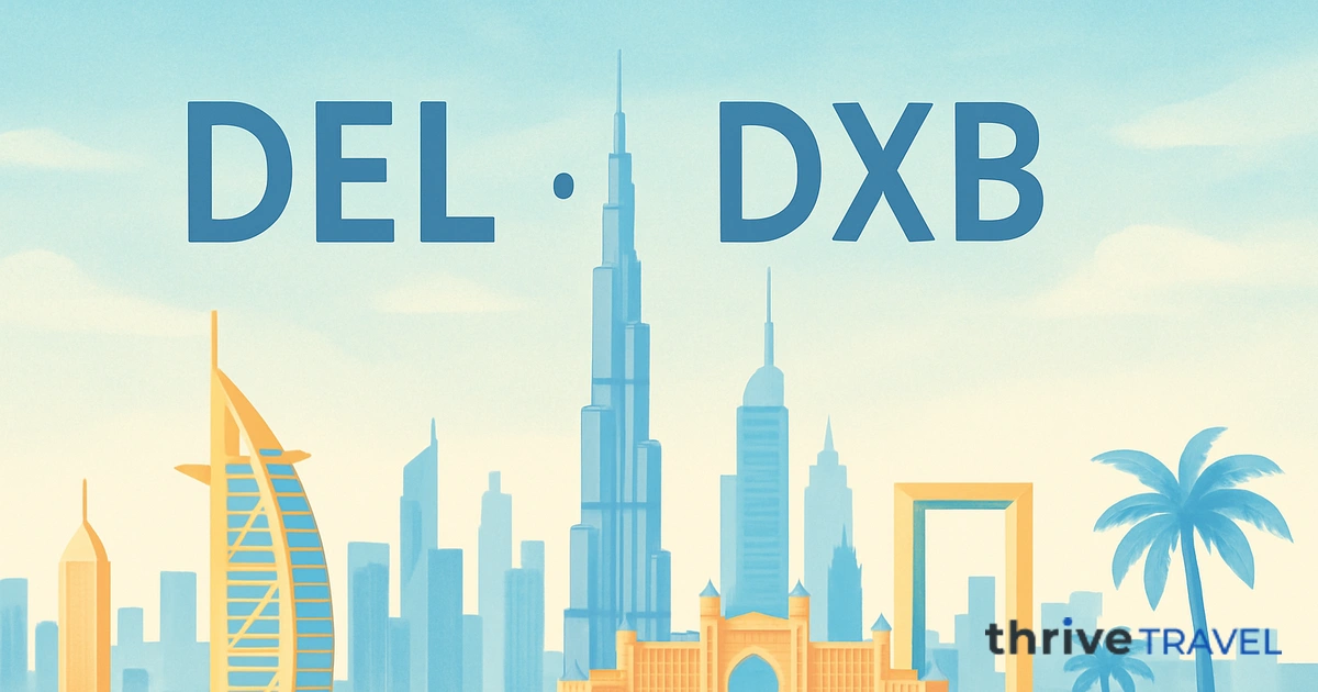 Delhi to Dubai