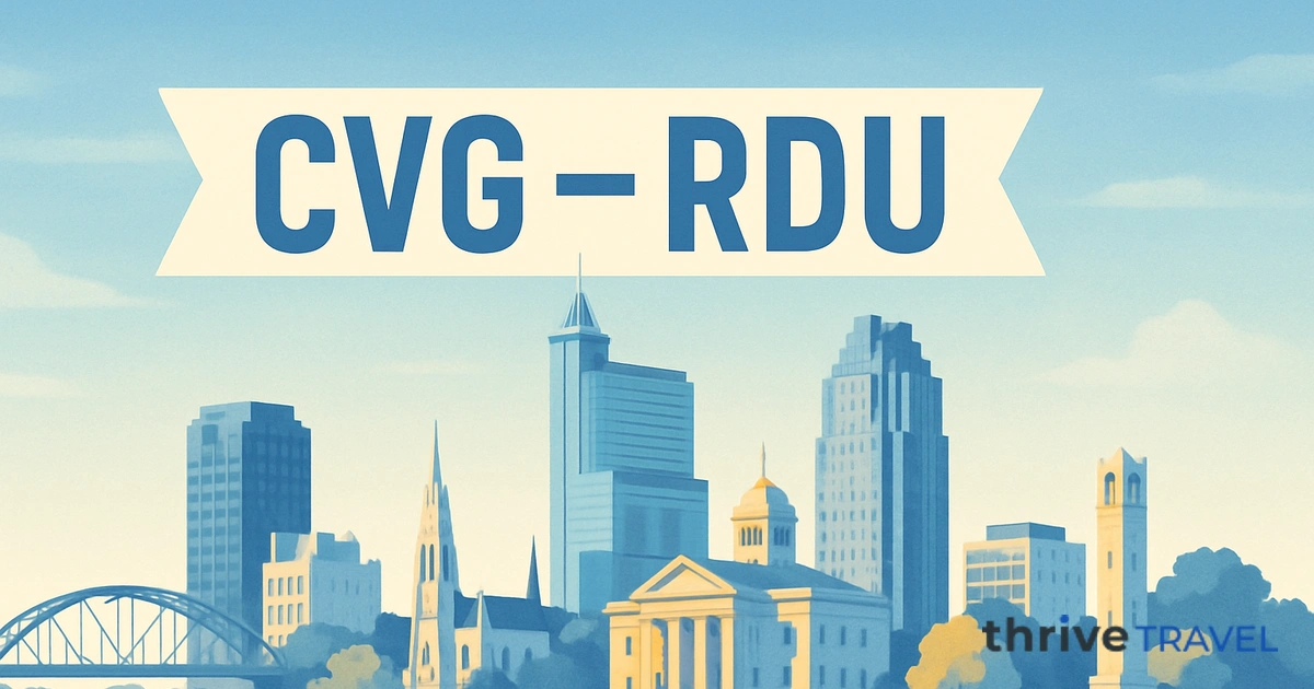 Cincinnati to Raleigh