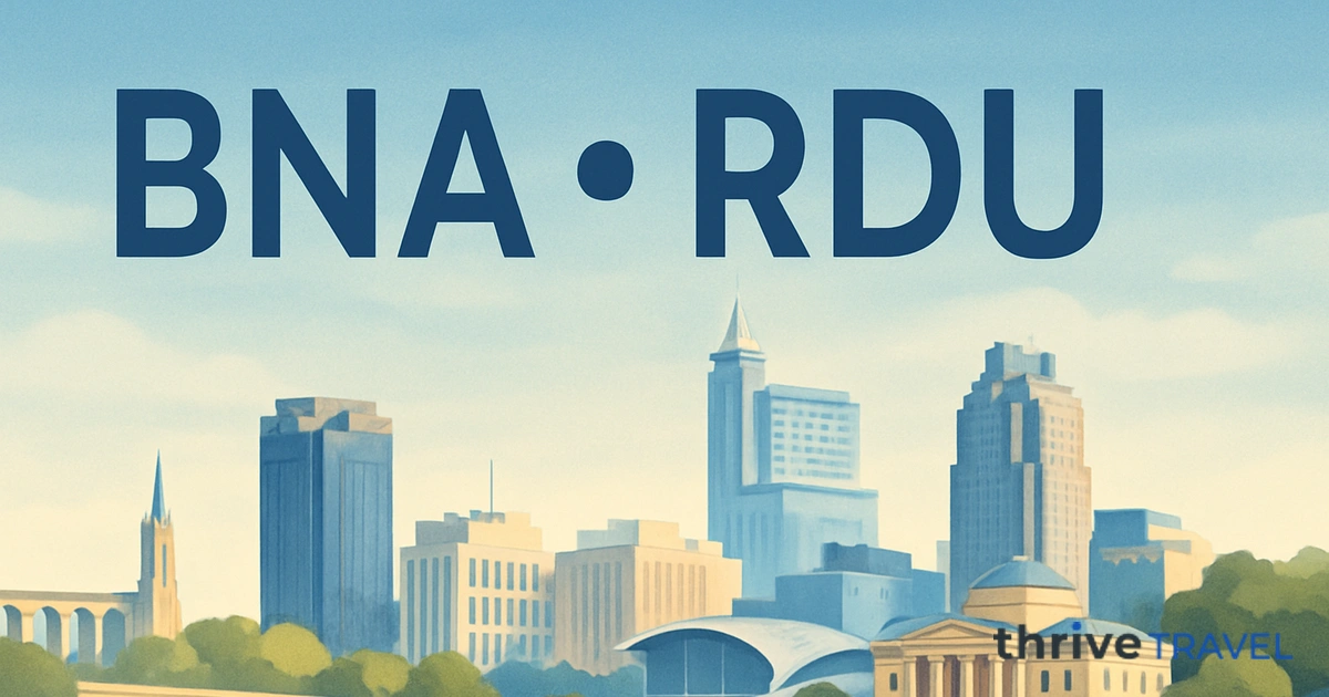 Nashville to Raleigh