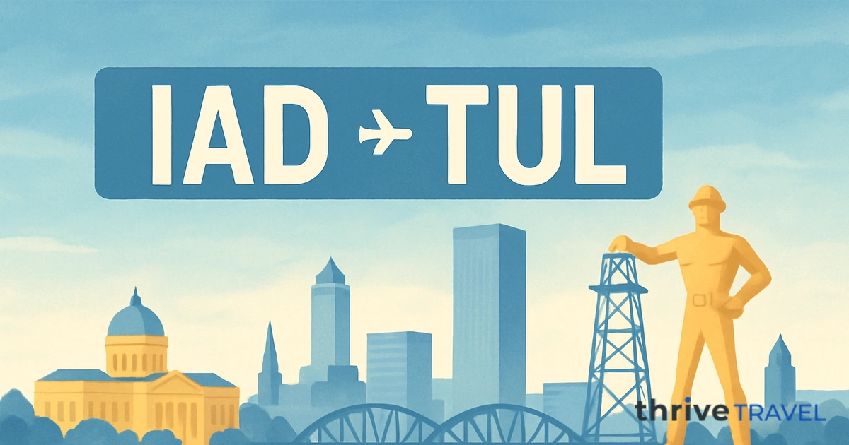 Washington to Tulsa