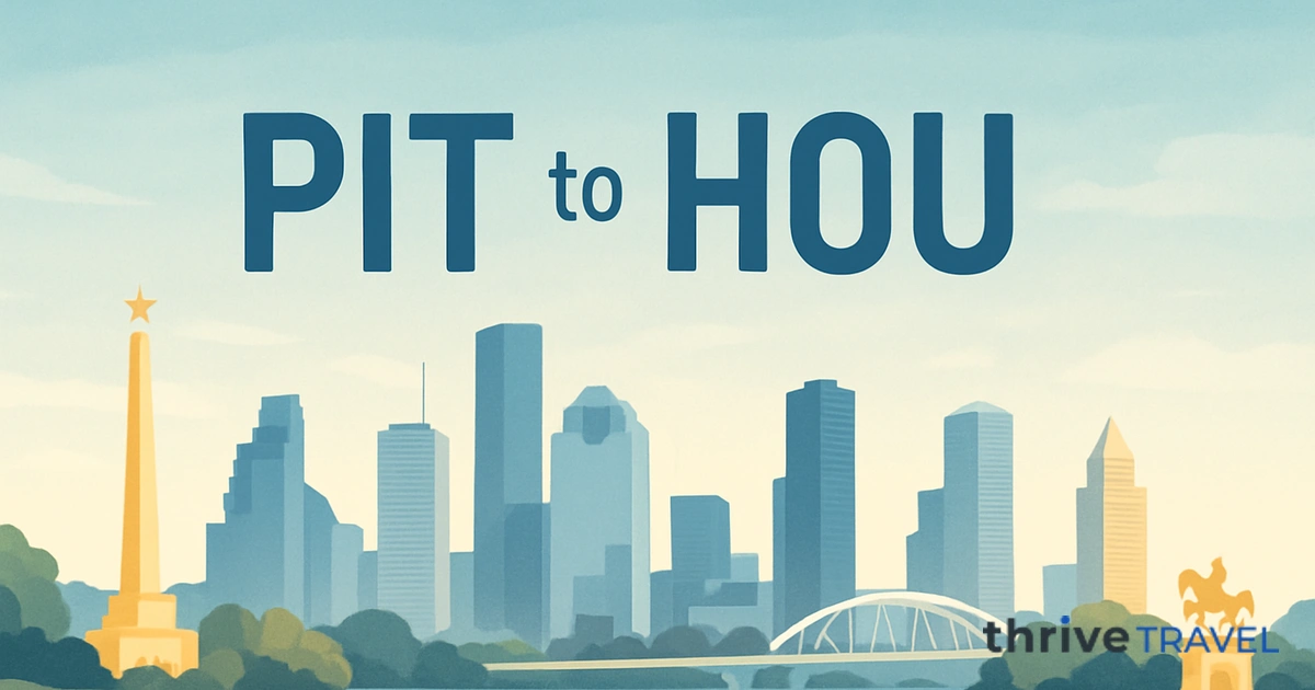 Pittsburgh to Houston