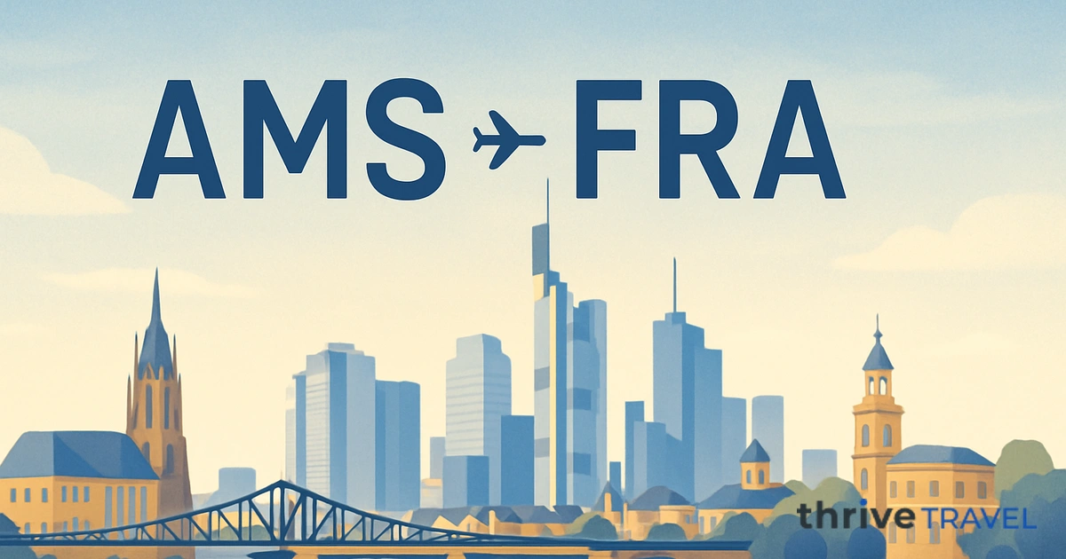 Amsterdam to Frankfurt