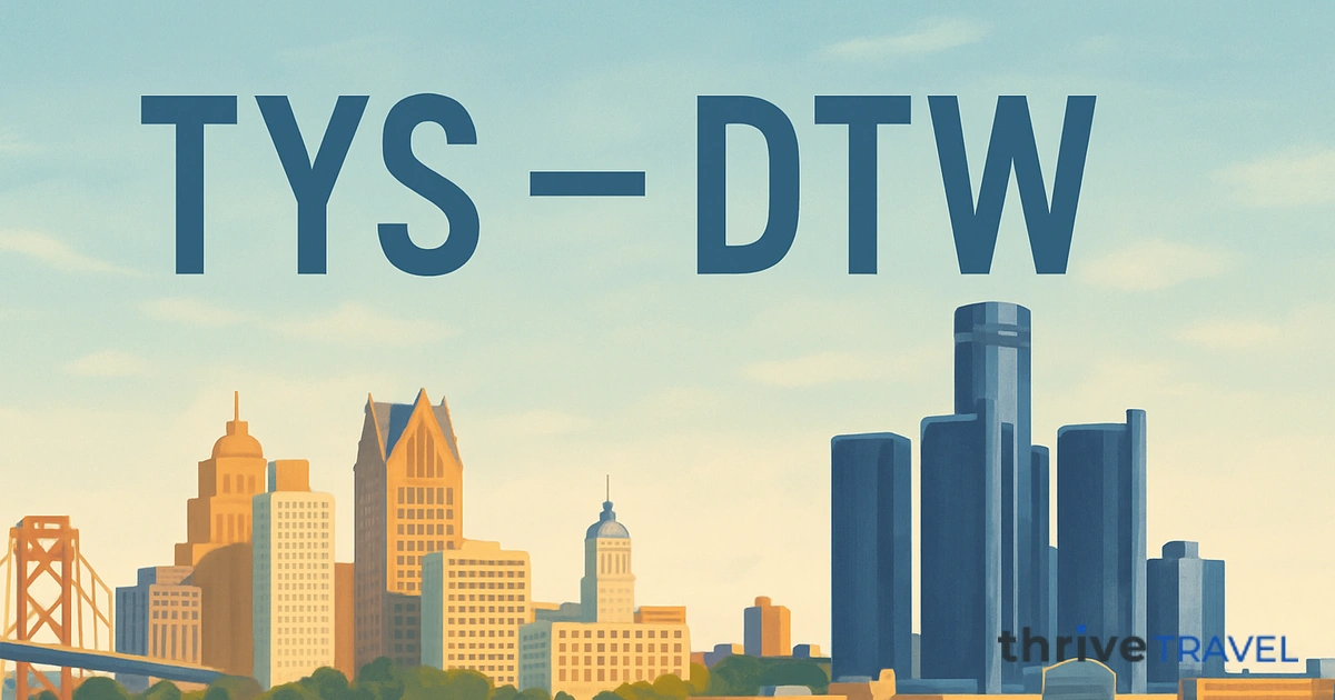 Knoxville to Detroit