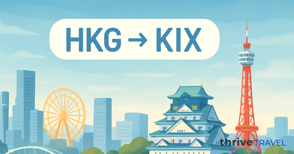 Hong Kong to Osaka
