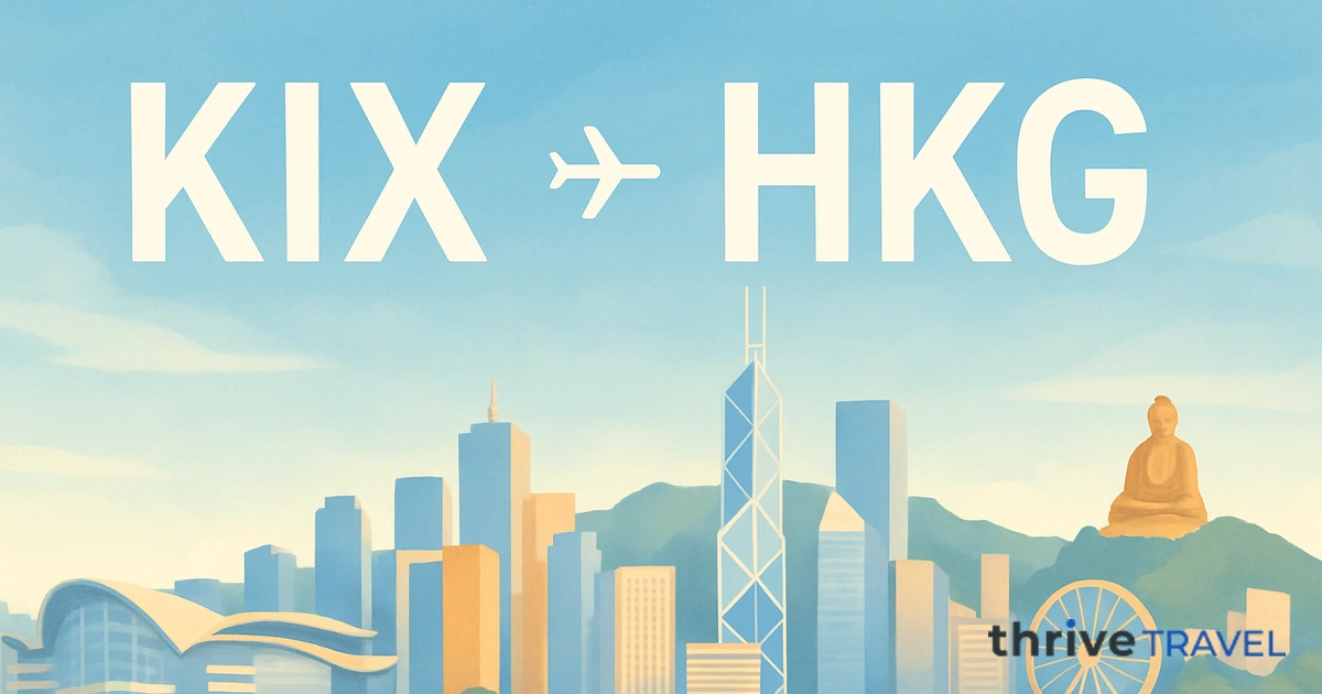 Osaka to Hong Kong